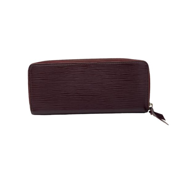 Zippy Purple Wallet in Epi Leather, Sliver hardware - Image 2