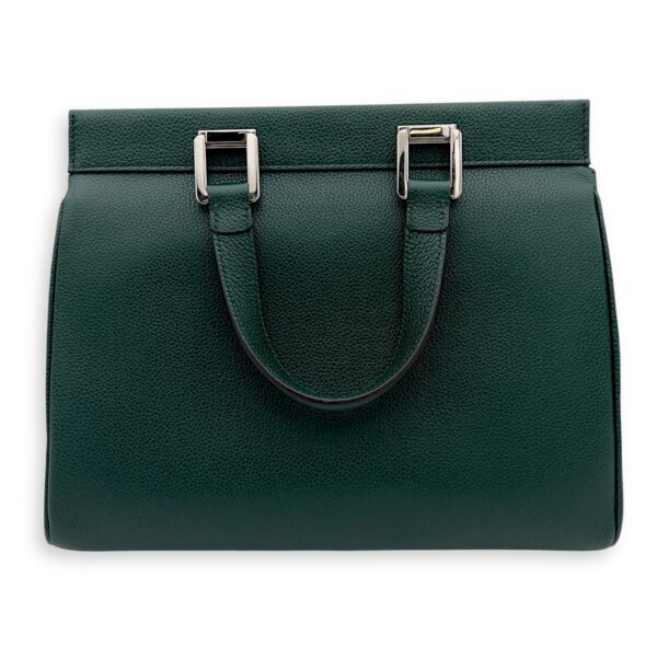Zumi Top Handle Bag Green in Calfskin, Gold hardware - Image 2