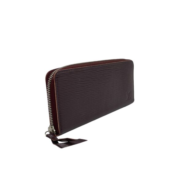 Zippy Purple Wallet in Epi Leather, Sliver hardware - Image 3