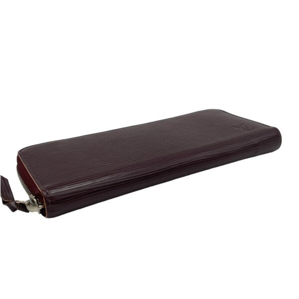 Zippy Purple Wallet in Epi Leather, Sliver hardware - Image 4
