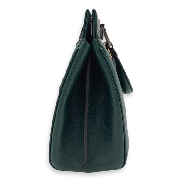 Zumi Top Handle Bag Green in Calfskin, Gold hardware - Image 4