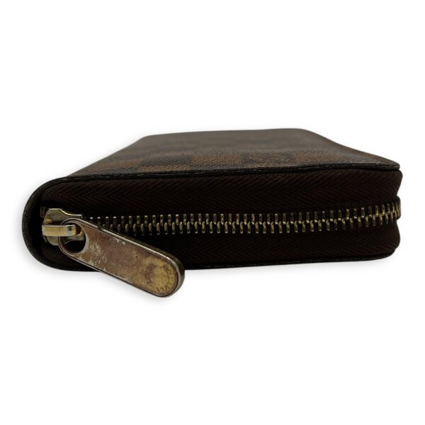 Zippy Organiser Damier Ebene Wallet in Coated Canvas, Gold hardware - Image 8