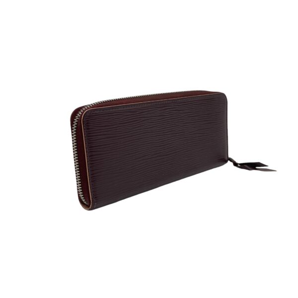 Zippy Purple Wallet in Epi Leather, Sliver hardware - Image 5