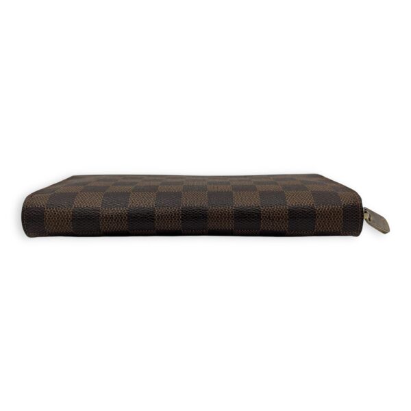 Zippy Organiser Damier Ebene Wallet in Coated Canvas, Gold hardware - Image 6