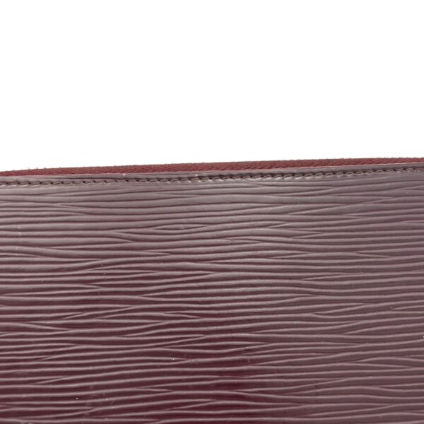 Zippy Purple Wallet in Epi Leather, Sliver hardware - Image 7