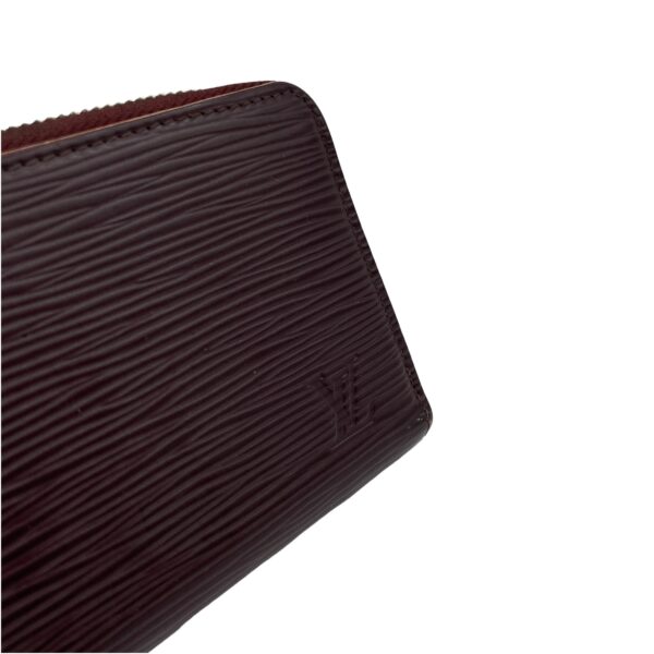 Zippy Purple Wallet in Epi Leather, Sliver hardware - Image 10