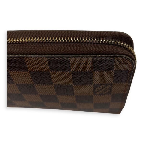 Zippy Organiser Damier Ebene Wallet in Coated Canvas, Gold hardware - Image 18